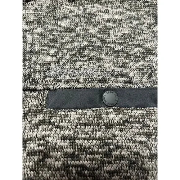 Eddie Bauer Men's Snap Button Pocket 1/4 Zip Sweater Fleece Pullover Gorpcore - Picture 4 of 7